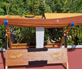 Custom made plywood topsides